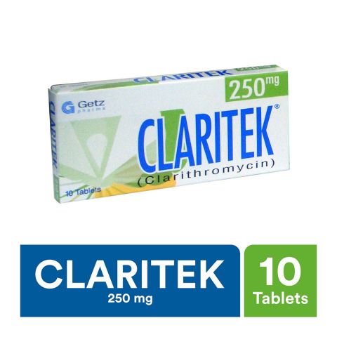 Claritek Tablet, 250mg, 10-Pack