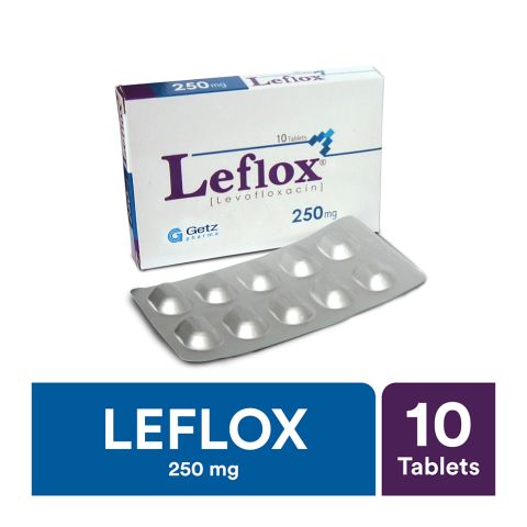 Leflox Tablet, 250mg, 10-Pack