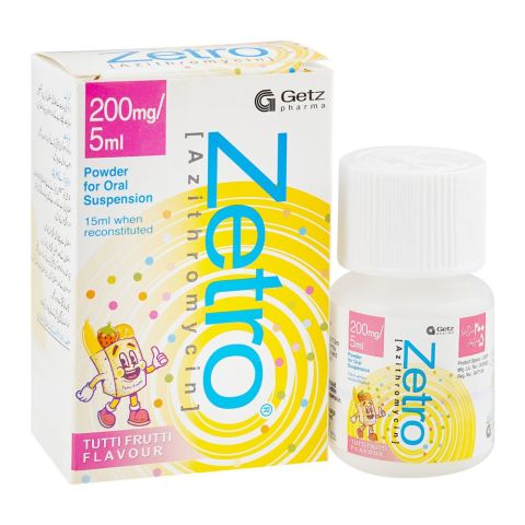 Zetro Oral Suspension 200ml/5ml
