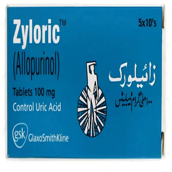 Zyloric Tablets 100mg (1 Strip = 10 Tablets)